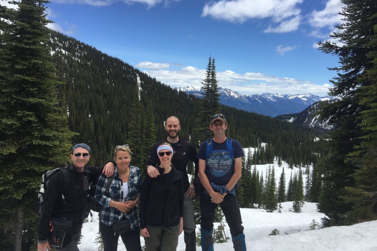 Up in the mountains at Wild Bear Lodge