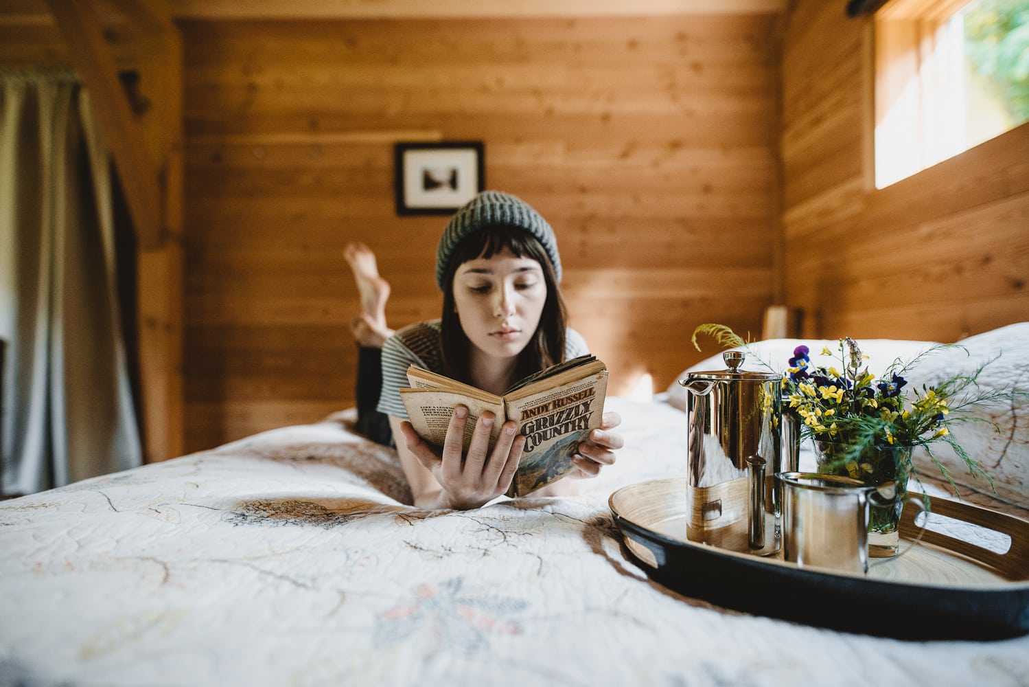 Relaxing at Wild Bear Lodge